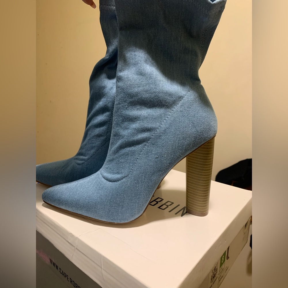Cape Robbin Denim Booties